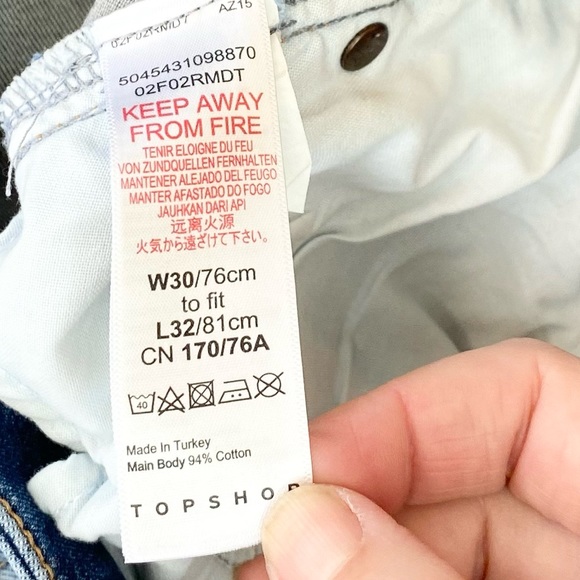 Topshop Jamie Hight Waist Ankle Jean - Picture 12 of 12